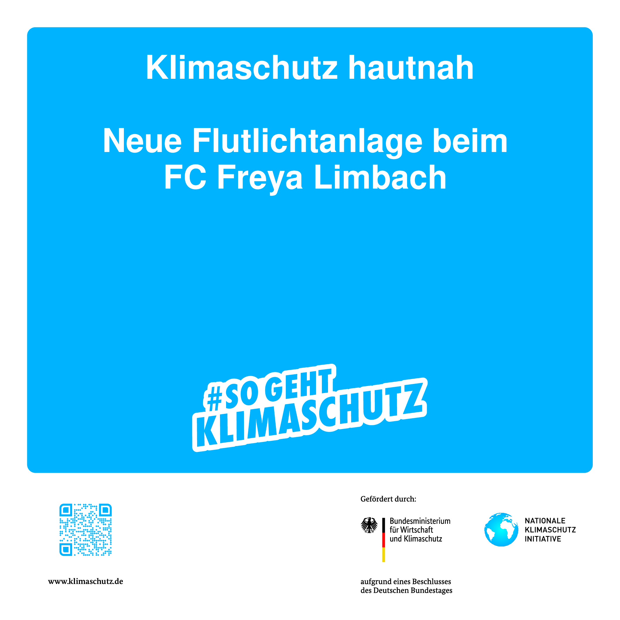 Neue Flutlichtanlage beim FC Freya Limbach