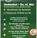 Heckenfest am 1. Mai